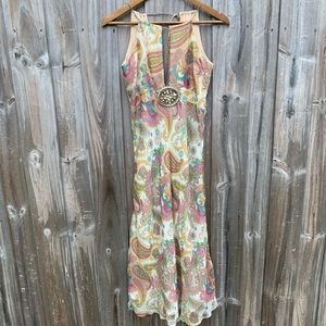 Single Dress | Silk Paisley Halter Dress
